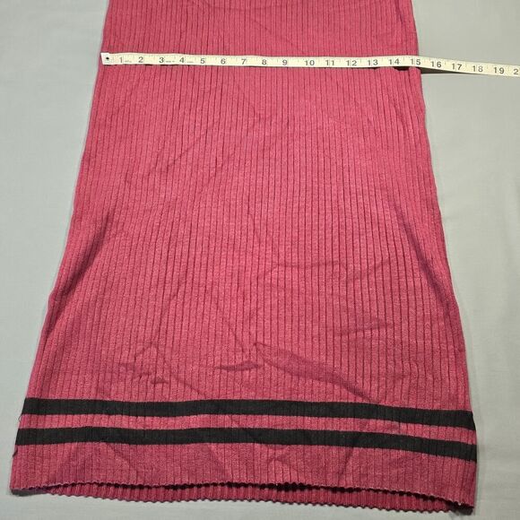 XOXO Purple Knit Maxi Dress NEW Sleeveless Pencil Ruffled Halter Neck Women's XL - Picture 9 of 10